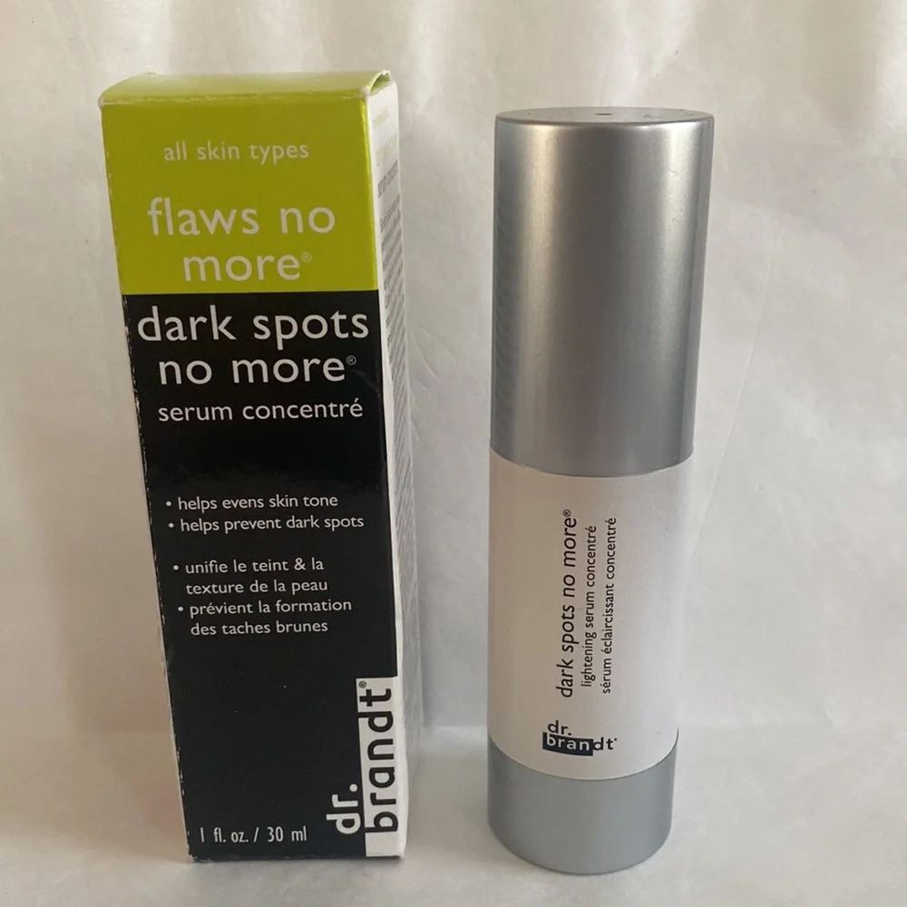 DR. BRANDT Flaws No More Dark Spots No More Serum Concentré 1oz $68 NIB